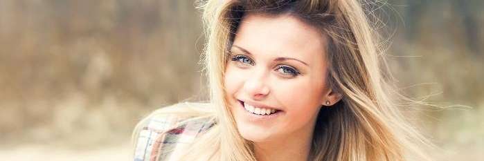 Young blonde girl smiling, tuscaloosa al