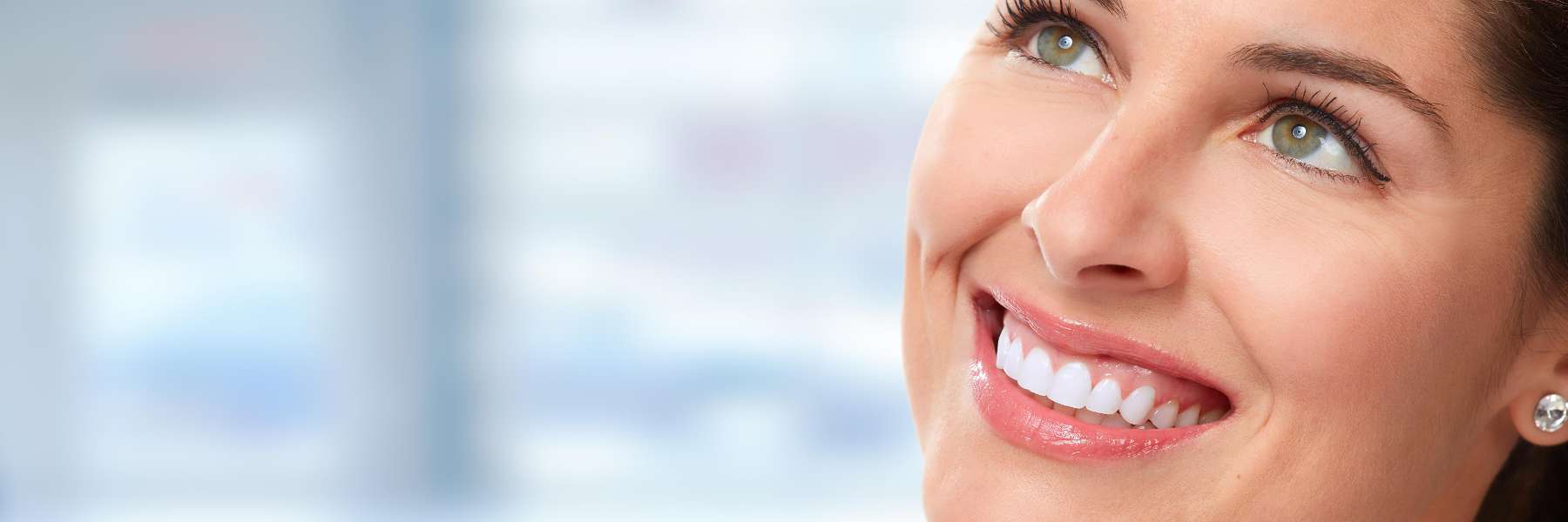 woman smiling after cosmetic dentistry
