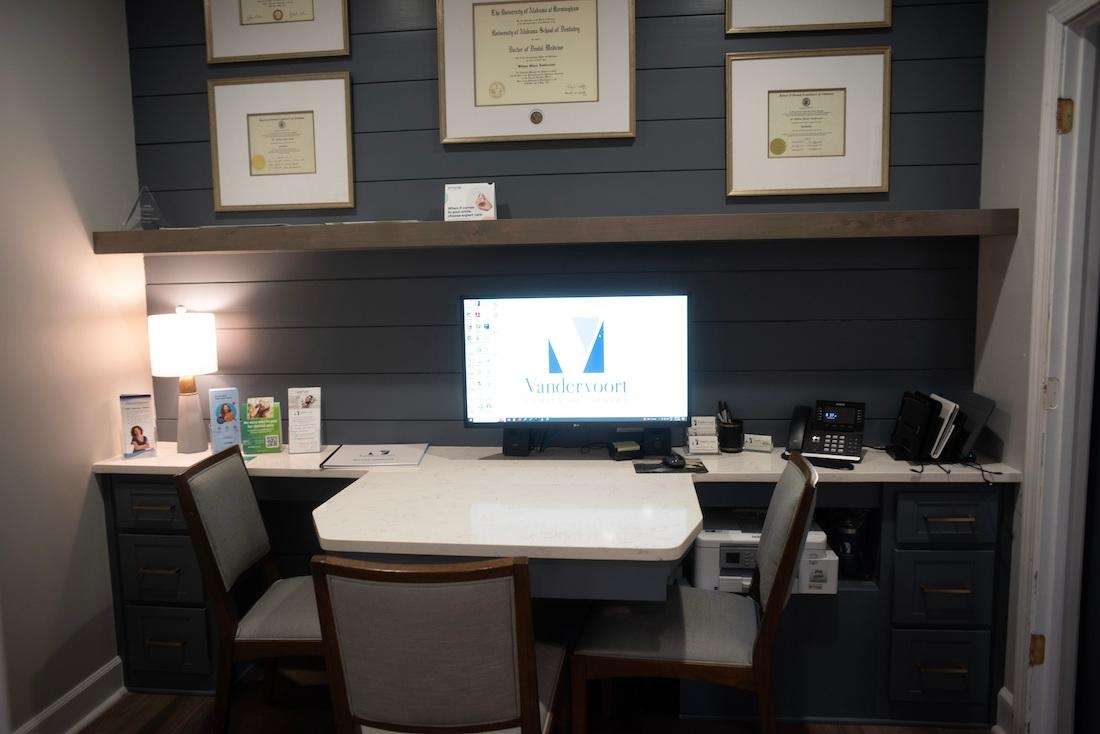 consultation room at Vandervoort Family Dentistry