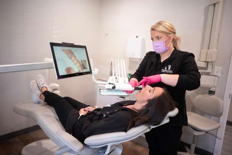 Intraoral Camera being using in Tuscaloosa office